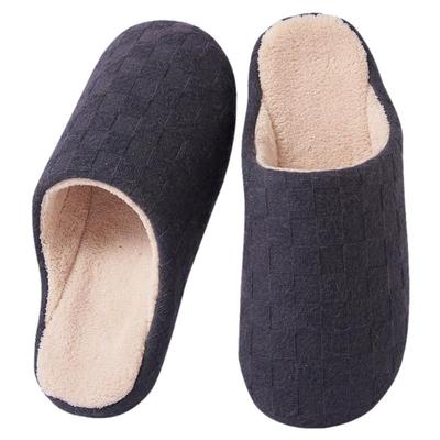 高级感厚底保暖家居棉拖鞋