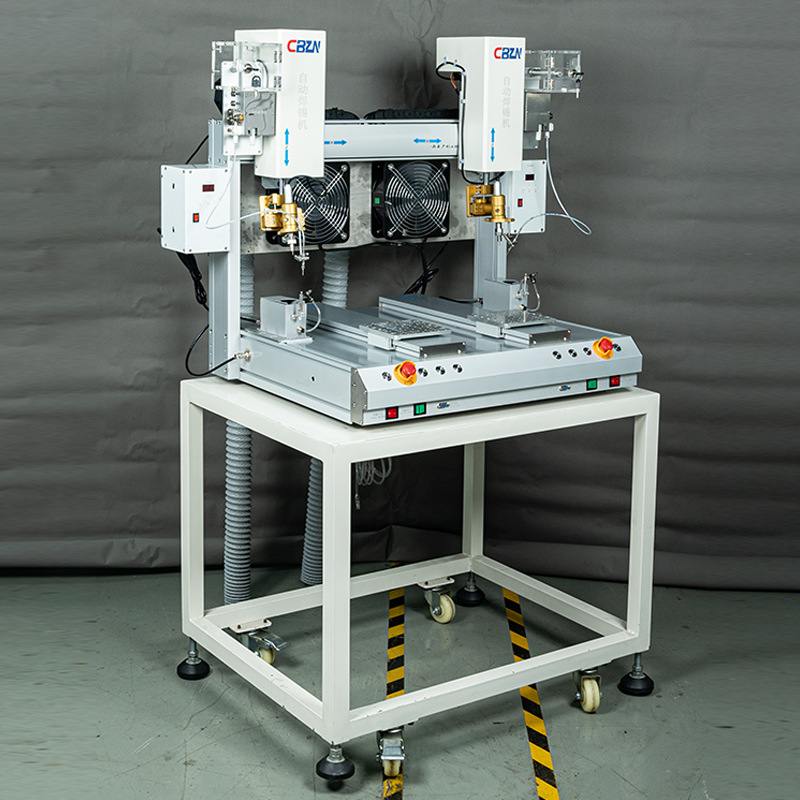 双头全自动焊锡机点锡机线路板加锡机波峰点焊机全自动点锡机