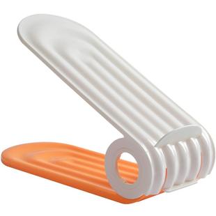 省空间鞋子收纳神器鞋盒鞋柜分层隔板放鞋箱折叠双层鞋架鞋托隔层