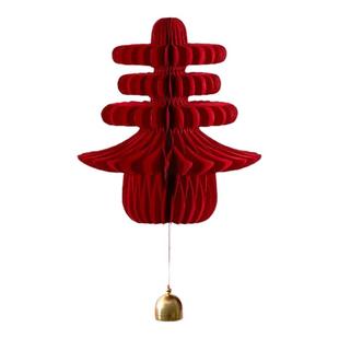 新年装饰灯笼春字挂件2026新款马年入户门把手春节过年绿植小挂饰