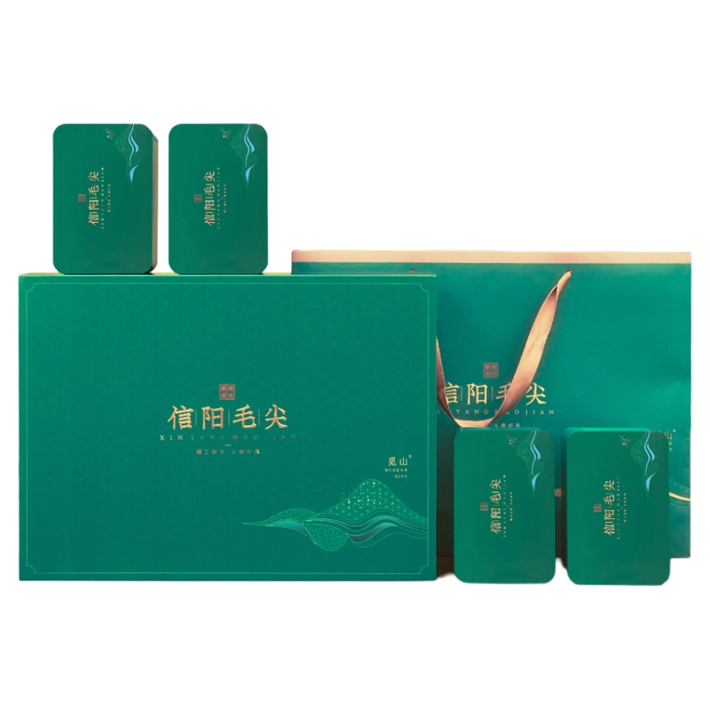 【送礼茶叶】信阳毛尖茶叶2026绿茶礼盒正宗明前高山手工春茶500g