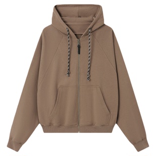 REFOUND TEN 设计师 26春夏新品 撞色抽绳精梳棉连帽卫衣 SOLSOL