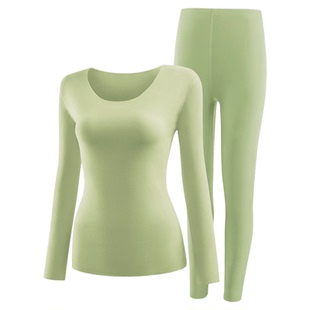 女士保暖内衣女款冬季无痕贴身秋衣秋裤套装保温衣发热内搭打底衫