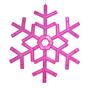 LED雪花 道路树木装饰文旅亮化灯饰新款卧室客厅挂件简约节日彩灯