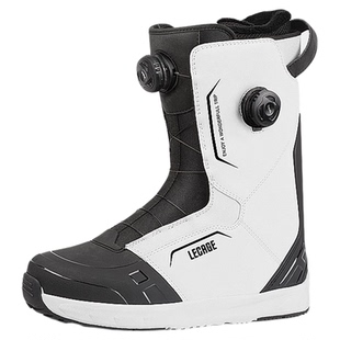 乐凯奇单板雪鞋快穿双系统钢丝绳男女全能刻滑平滑雪鞋花装备