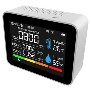 12合1涂鸦智能APP WIFI 空气质量检测仪CO2,PM2.5甲醛 TVOC温湿度