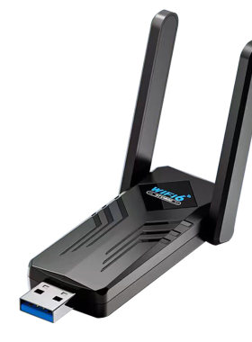 1800M无线网卡WiFi6接收发射器台式机笔记本电脑主机千兆网络信号外置USB接口5G双频无限高速上网外接免驱动