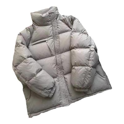 减龄羽绒服粉奈悦保暖韩版立领