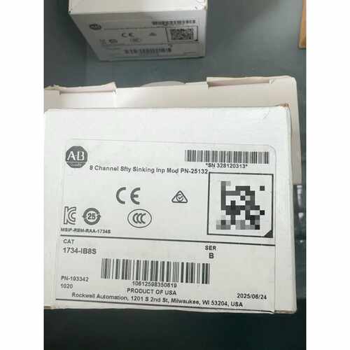 询价AB 1734-IB8S 8通道安全输入模块 未封 带