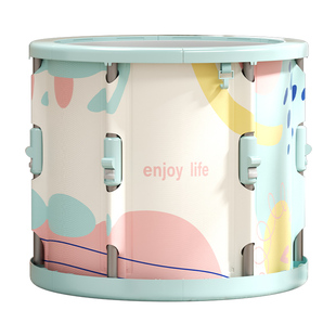 泡澡桶折叠金属支架更稳更耐用儿童宝宝洗澡家用婴儿游泳小孩沐浴