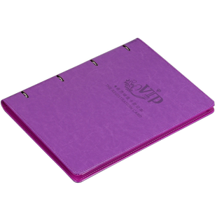 A4顾客档案本VIP会员管理登记活页本客户资料笔记本贵宾卡登记本通用美发护理登记表账簿外壳内芯加厚定制