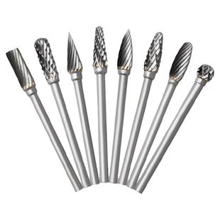 合金钻头硬质合金旋转锉3*5钨钢磨头木工专用铣刀金属打磨电钻头