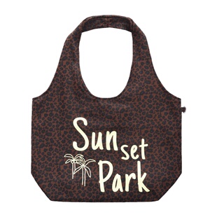 SunsetPark原创豹纹背心hobo单肩百搭简约大容量托特通勤单肩包女