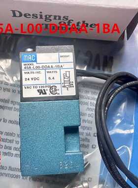 议价MAC电磁阀45A-L00/OO-DDAA-1BA现货适用