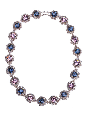 欧美大牌装饰项链短款春夏水晶