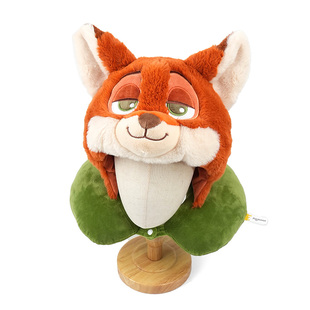 Potdemiel/蜂蜜罐迪士尼u形枕连帽护颈椎飞机睡觉遮光芬尼克u型枕