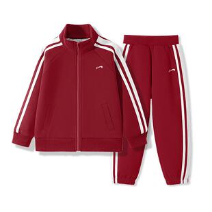 贵人鸟童装女童运动套装春装2026新款儿童春季衣服女大童外套男童