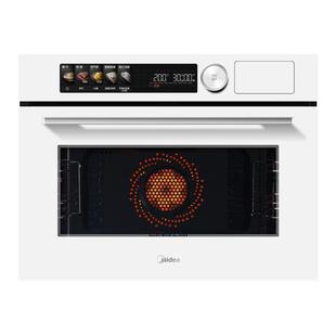 [热销爆款]美的SX5Pro蒸烤一体机嵌入式蒸烤箱家用智能电蒸箱白色