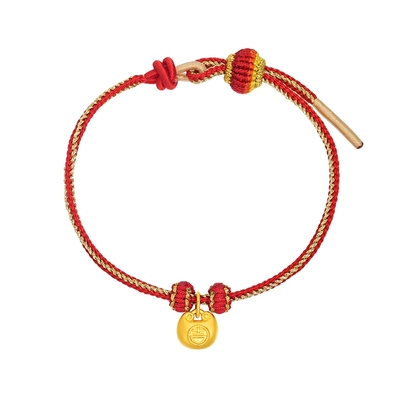 老庙大吉锁包编绳手绳