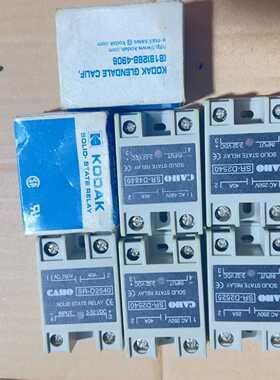 咨询后拍CAHO台湾宣荣固态继电器，全新的，有耐压480V和250V