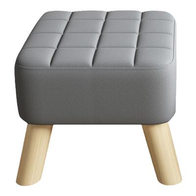 软包坐面坐感舒适科技布沙发凳