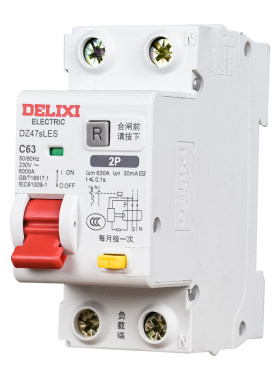 德力西漏电开关小型漏保1p保护器