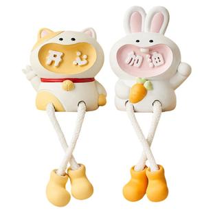 治愈系吊脚娃娃玄关洞洞板装饰小摆件客厅电视柜儿童房摆设小礼物