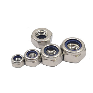 4.8级8.8级10级防松自锁螺母镀锌防滑锁紧螺丝帽M2.5M3M5M6M8-M30