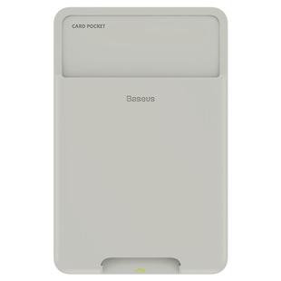 倍思手机壳卡套背贴防磁卡包卡夹公交地铁门禁购物卡袋卡包多功能手机壳背面卡片防磁卡