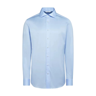 SUITSUPPLY浅蓝色棉衬衫