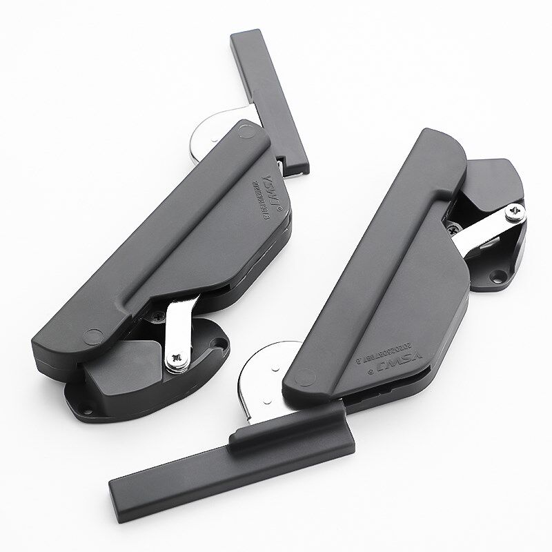 上翻可调支撑免铰链橱柜衣柜玻璃门铝门窄边框木门随意停五金配件