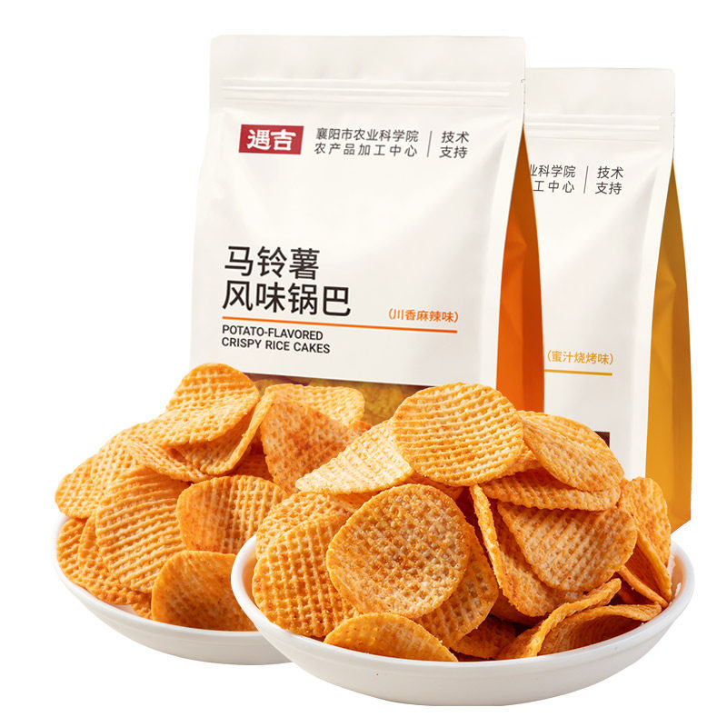 遇吉马铃薯锅巴麻辣追剧零食