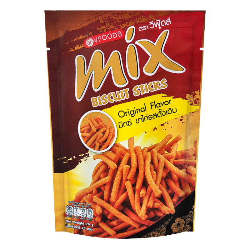 泰国进口VFOODS MIX脆脆条香辣咪咪膨化虾条膨化休闲食品零食小吃