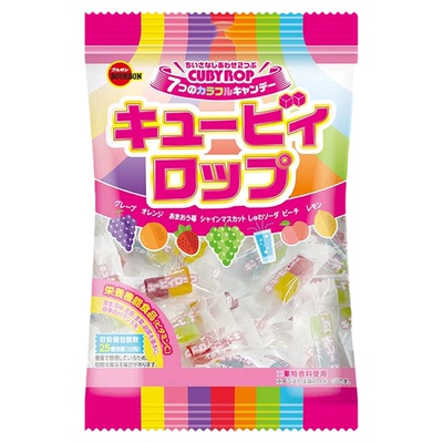 日本布尔本方块造型7味水果糖