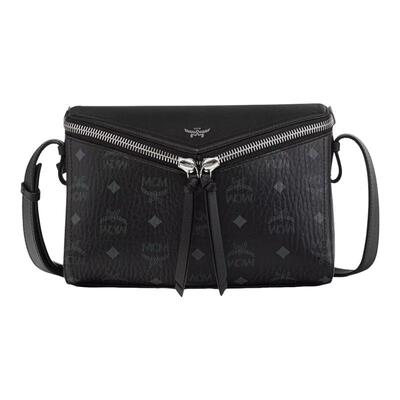 【情人节礼物】MCM DIAMANT 3D经典皮革钻石形通勤斜挎包送男友