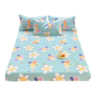 100%新疆纯棉床笠单件学生宿舍全棉棕垫套罩薄床垫套保护罩全包床