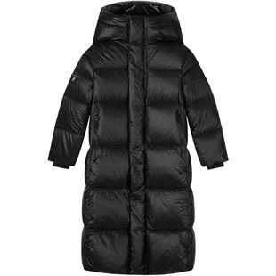 暇步士童装儿童加长款羽绒服冬季新款男童保暖厚外套女童上衣