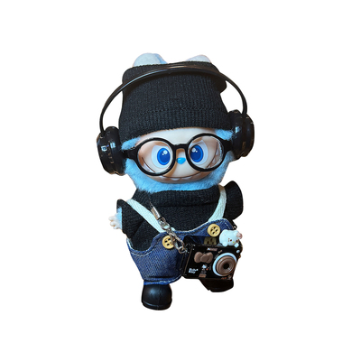 四代拉布布娃衣labubu4.0新款心底密码mini搪胶公仔玩偶衣服10cm