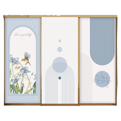 推拉门贴纸汇赏自粘油画布