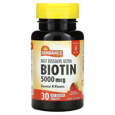 美国进口Sundance生物素b7维生素biotin养发护发高含量食补内调