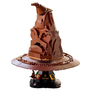 中国积木哈利波特分院帽76429魔法帽子益智儿童拼装玩具男孩礼物