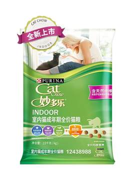 妙多乐成年猫粮控制毛球10kg