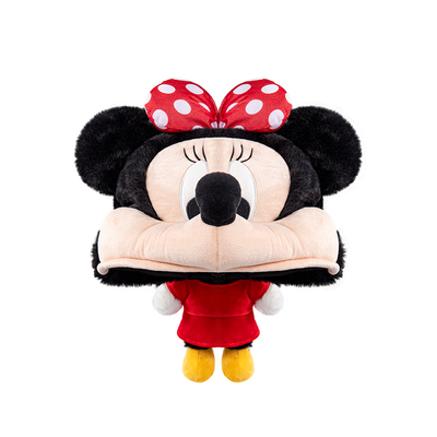 迪士尼正版米奇米妮帽子围巾一体