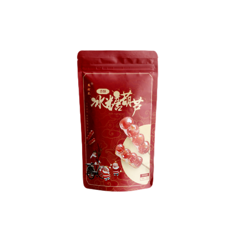【林依輪直播間】老北京冰糖葫蘆整顆空心山楂袋裝無核酥脆串