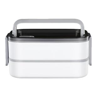 304不锈钢保温饭盒上班族分隔型餐盒双层微波炉可加热学生便当盒
