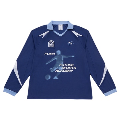 PUMA彪马FUTURE CAT CLUB LS JERSEY U复古百搭机车风POLO衫T恤