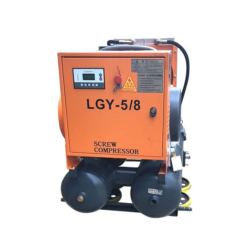 开山双罐系列矿用螺杆机LGY5/8矿用一体式螺杆压缩机移动式压缩机