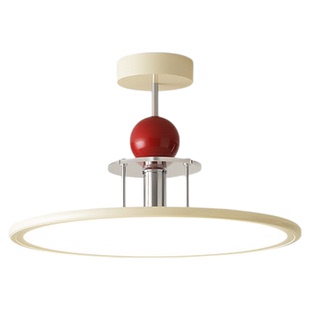 长虹高级感卧室灯2025年新款法式奶油风房间餐厅灯年轻人卧室吊灯