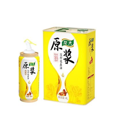 龙大物理压榨一级原浆花生油4L