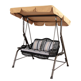 临亚室外秋千户外花园荡秋千椅家用双人藤椅吊椅阳台庭院